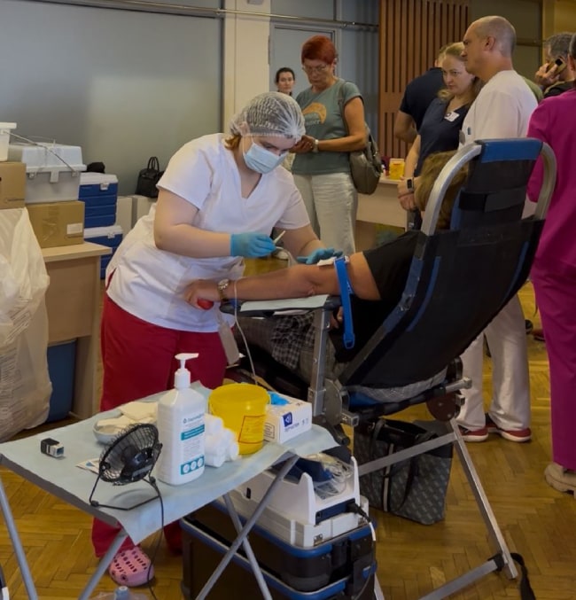 Более 245 добровольцев совершили благородный поступок, приняв участие в акции «День донора» в ФНКЦ ФМБА России