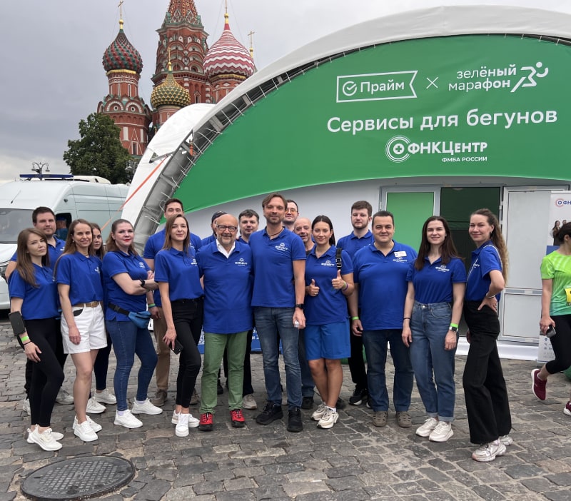 К врачам ФНКЦентра на забеге Сбера «Зеленый марафон» обратились более 150 участников