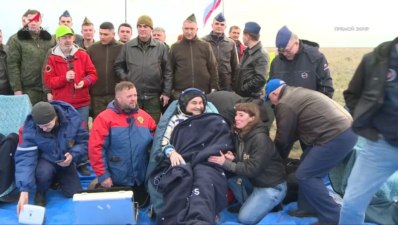 Руководитель клиники лечения боли ФНКЦ ФМБА России принял участие во встрече экипажа корабля «Союз МС-26»