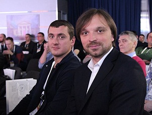 Участники международного конгресса Виктор Муханов и Александр Карпашевич Участники международного конгресса Виктор Муханов и Александр Карпашевич