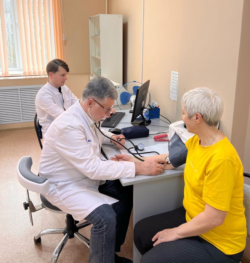 Врачи ФНКЦ ФМБА в клинике во Ржеве