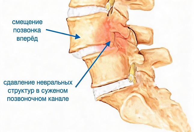 Антелистез симптомы